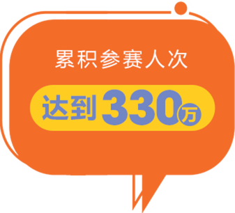 累计参加人次达到330万